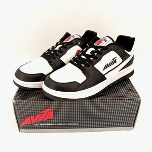 Avia 715 Basketball Shoes Mens 13 White Black NEW Retro Low Top Sneakers AA50250